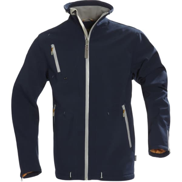 James Harvest Mens Snyder Soft Shell Jacket Navy S
