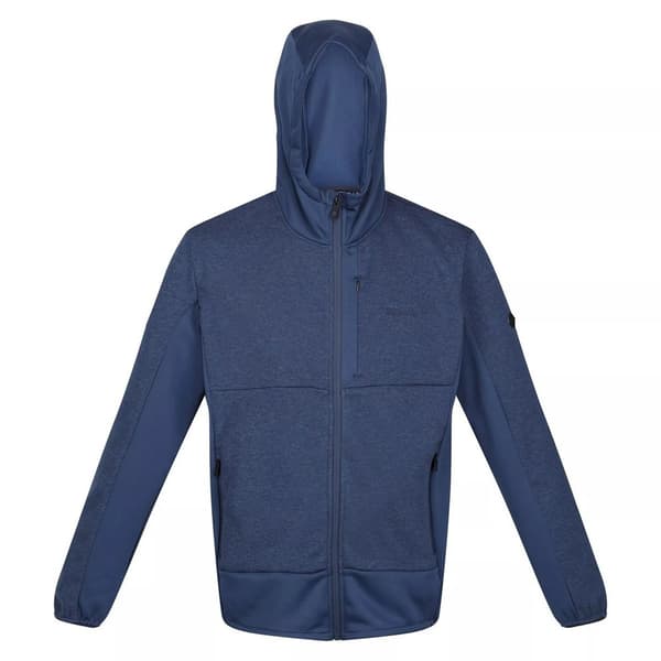Regatta Mens Bresdon Soft Shell Jacket Admiral Blue L