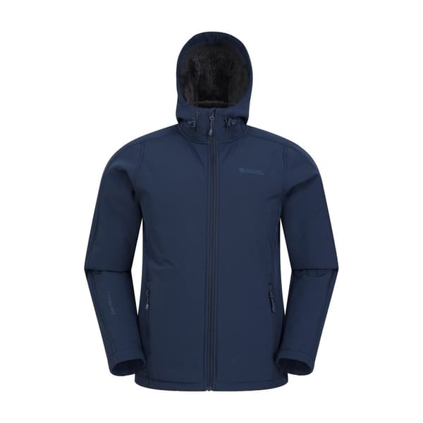 Mountain Warehouse Mens Arctic II Soft Shell Jacket Navy M