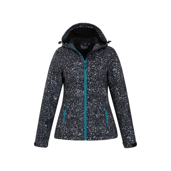Mountain Warehouse Womens/Ladies Exodus Animal Print Water Resistant Soft Shell Jacket