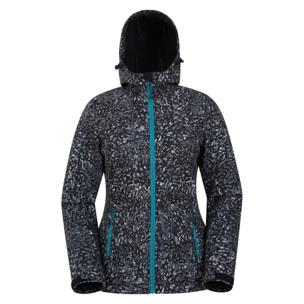 Mountain Warehouse Womens/Ladies Exodus Animal Print Water Resistant Soft Shell Jacket