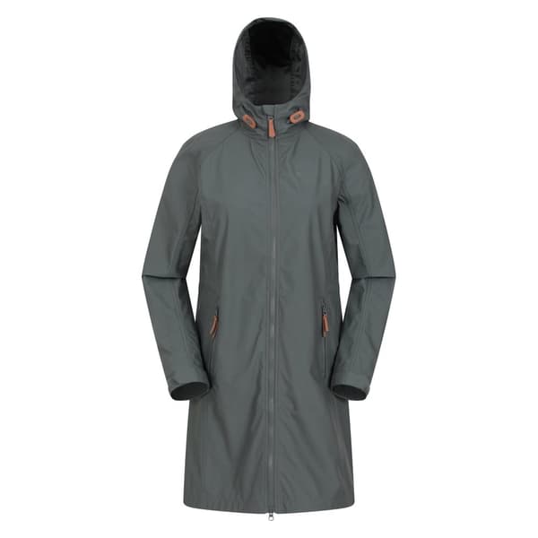 Mountain Warehouse Womens/Ladies Ioana Longline Soft Shell Jacket Green 8 UK