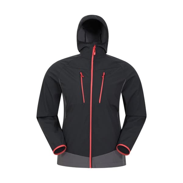 Mountain Warehouse Ambit lättviktsjacka i mjukt skal för herrar Black XS