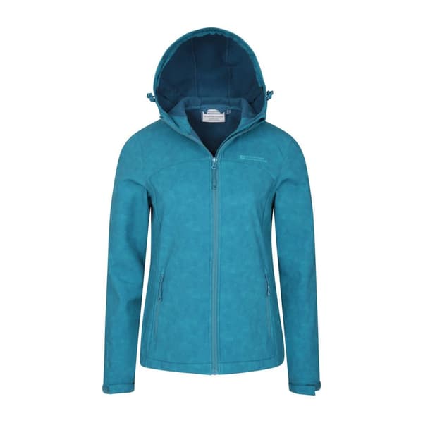 Mountain Warehouse Womens/Ladies Exodus Printed Water Resistant Soft Shell Jacket