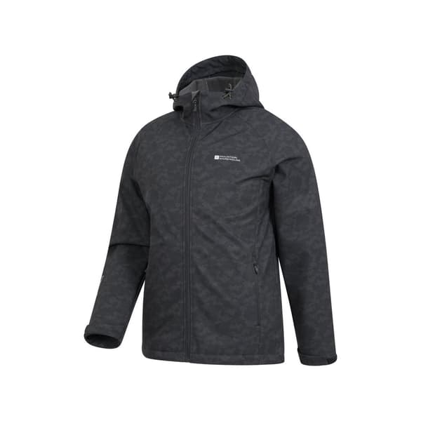 Mountain Warehouse Mens Exodus Showerproof Soft Shell Jacket