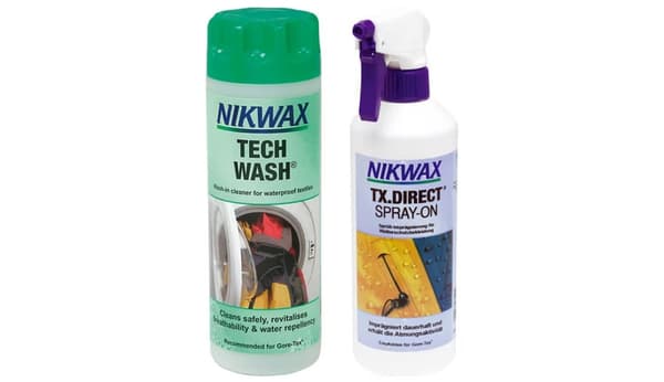 NIKWAX TECH WASH 300 ML + TX DIRECT SPRAY-ON 300 ML, tvätt impregnering GORE-TEX