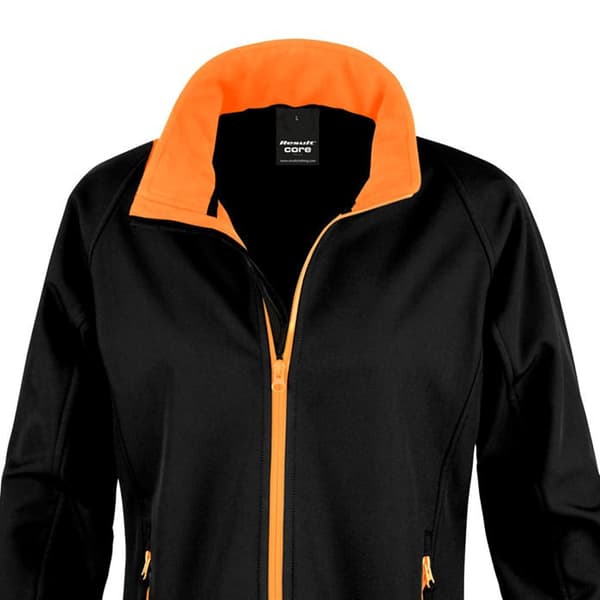 Result Core Softshelljakke til kvinder/damer med print