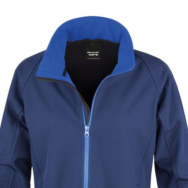 Result Core Softshelljakke til kvinder/damer med print