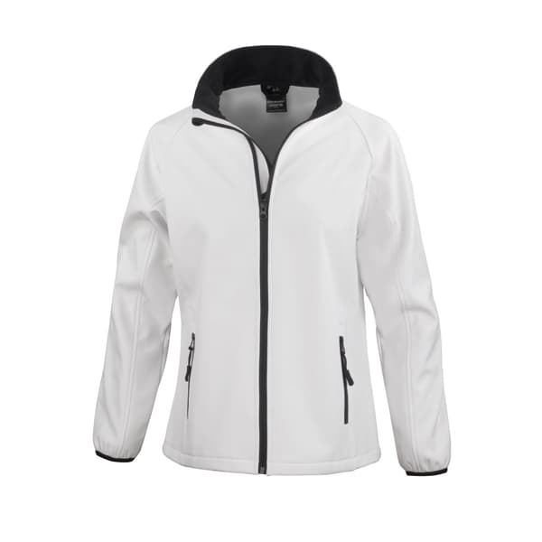 Result Core Softshelljakke til kvinder/damer med print