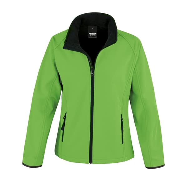 Result Core Softshelljakke til kvinder/damer med print