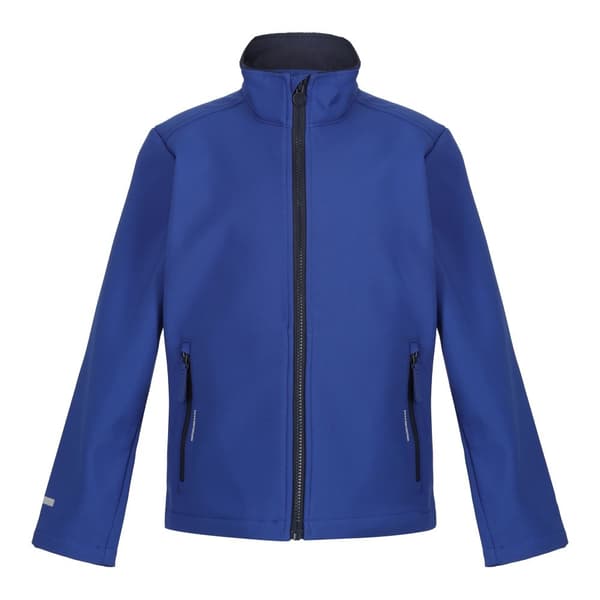 Regatta Childrens/Kids Ablaze 2 Layer Soft Shell Jacket New Royal/Navy 5-6 Years