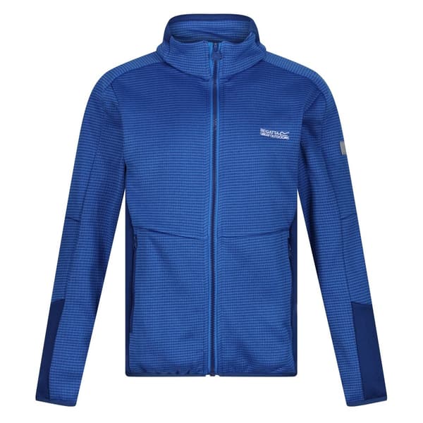 Regatta Childrens/Kids Highton IV Full Zip Fleece Jacket Strong Blue/New Royal 7-8 Years