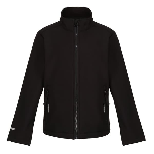 Regatta Ablaze 2-lagers Soft Shell-jacka för barn och ungdomar Black 7-8 Years