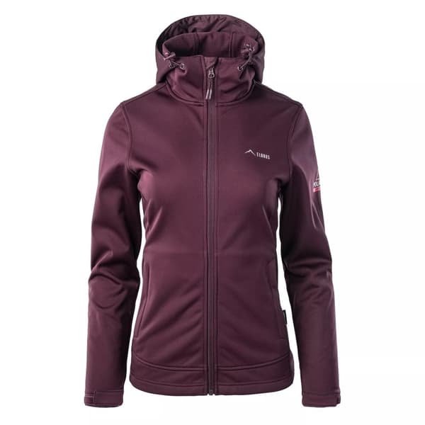 Elbrus Womens/Ladies Ifaro Soft Shell Jacket Winetasting XL