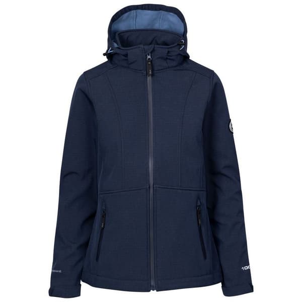 Trespass Christine DLX Soft Shell-jacka för damer/kvinnor Navy Marl XL