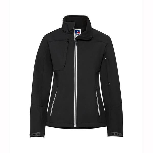 Russell Womens/Ladies Bionic Soft Shell Jacket Black XL