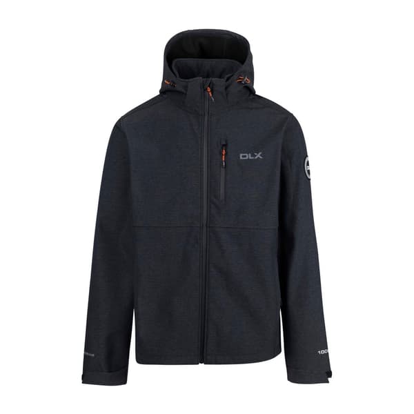 Trespass Justin DLX Marl Soft Shell-jacka för herrar Black Marl XS
