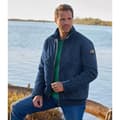 Miniatyrbillede 3 af 5: Atlas For Men Herre Zip Faux Suede vandafvisende jakke