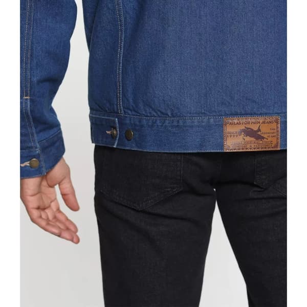 Atlas For Men Quiltet denimjakke til mænd