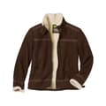 Miniatyrbilde 1 av 3: Atlas For Men Mens Faux Suede Sherpa Lined Jacket