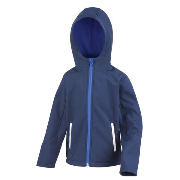 Result Core Childrens/Kids TX Performance Hooded Soft Shell Jacket