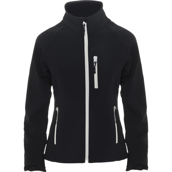 Roly Womens/Ladies Antartida Soft Shell Jacket Solid Black 3XL