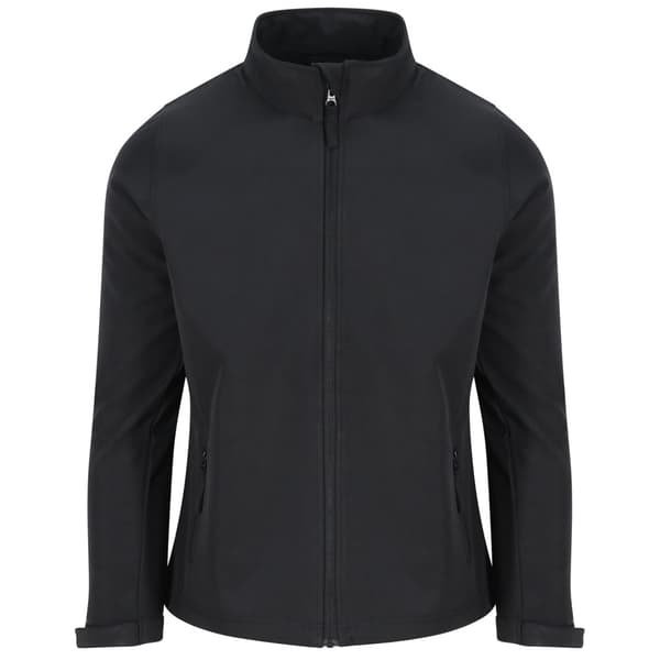 PRO RTX Womens/Ladies Double Layered Soft Shell Jacket Black 12 UK