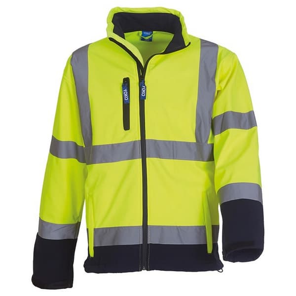Yoko Unisex Adult Hi-Vis Soft Shell Jacket