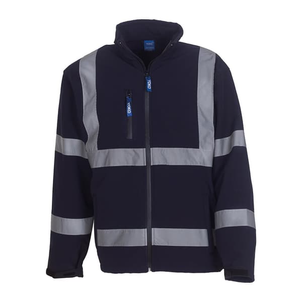Yoko Unisex Adult Hi-Vis Soft Shell Jacket