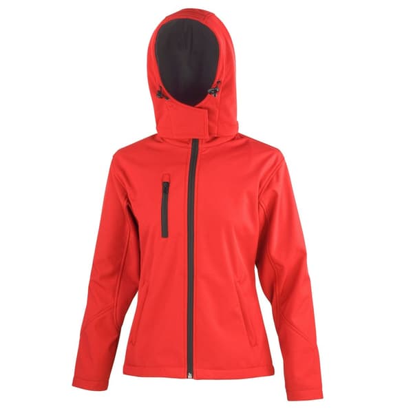 Result Core Womens/Ladies Core TX Performance Soft Shell Jacket Red/Black 8 UK