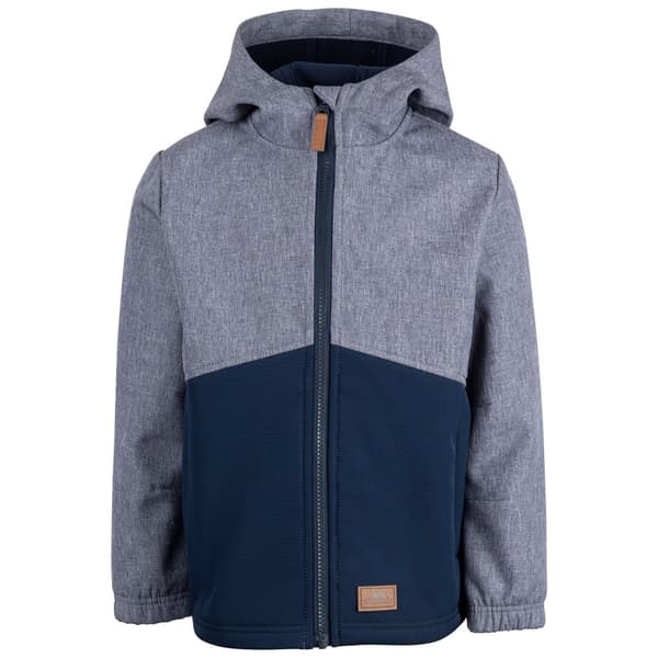 Trespass Childrens/Kids Cheerfully Soft Shell Jacket Navy 3-4 Years