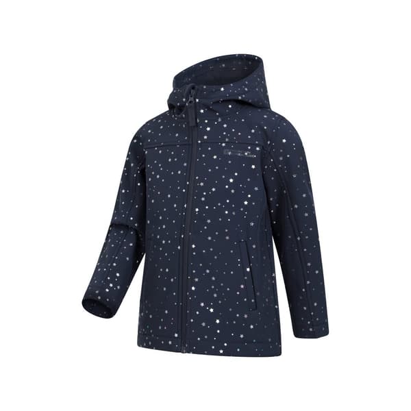Mountain Warehouse Childrens/Kids Exodus II Star Water Resistant Soft Shell Jacket