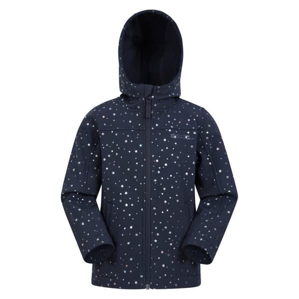 Mountain Warehouse Childrens/Kids Exodus II Star Water Resistant Soft Shell Jacket
