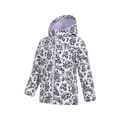 Miniatyrbilde 4 av 4: Mountain Warehouse Childrens/Kids Exodus II Leopard Print Water Resistant Soft Shell Jacket
