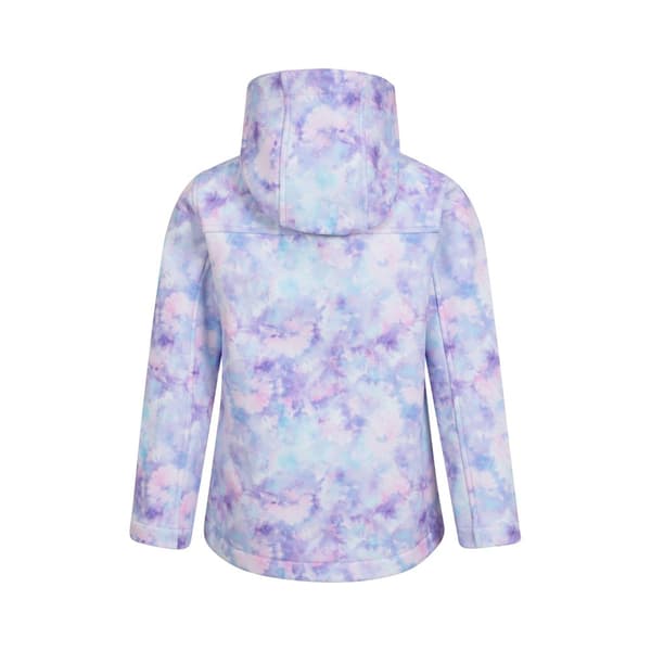 Mountain Warehouse Childrens/Kids Exodus II Tie Dye Water Resistant Soft Shell Jacket