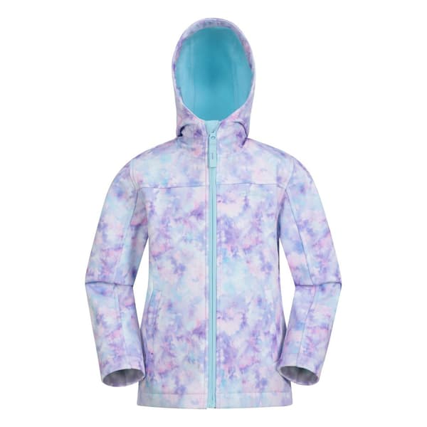 Mountain Warehouse Childrens/Kids Exodus II Tie Dye Water Resistant Soft Shell Jacket