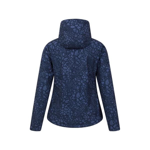 Mountain Warehouse Womens/Ladies Exodus Abstract Water Resistant Soft Shell Jacket