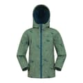 Miniatyrbilde 1 av 4: Mountain Warehouse Childrens/Kids Exodus II Dinosaurs Water Resistant Soft Shell Jacket
