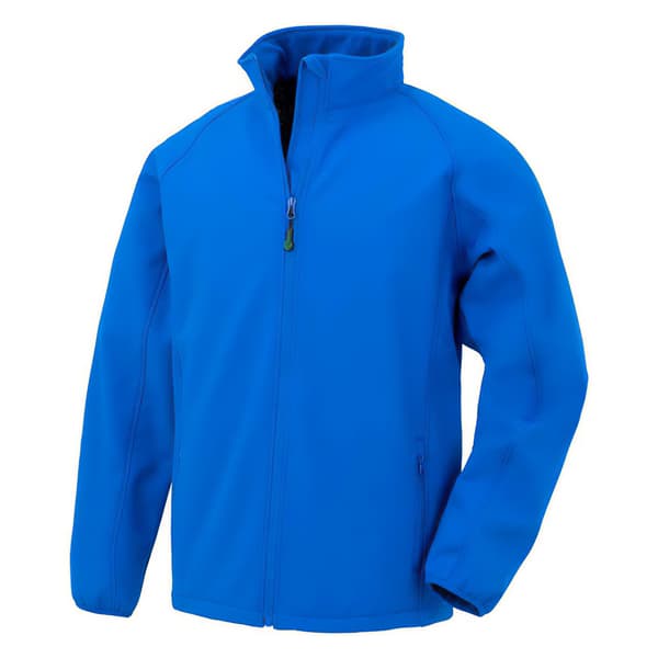 Result Genuine Recycled Childrens/Kids Double Layered Printable Soft Shell Jacket Royal Blue 5-6 Years