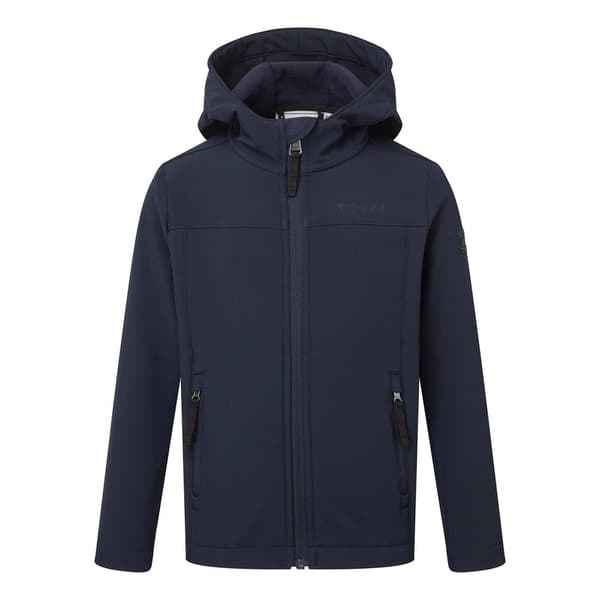 TOG24 Childrens/Kids Koroma Softshell Hooded Jacket Navy 10-11 Years