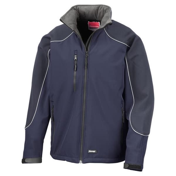 WORK-GUARD by Result Unisex Adult Ice Fell Soft Shell-jacka med huva