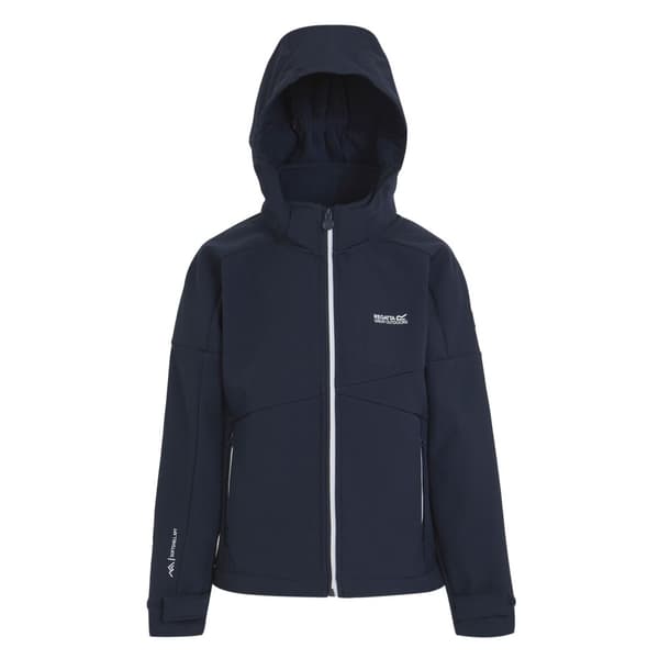 Regatta Barn/Kids Acidity VII Soft Shell-jacka Navy 7-8 Years