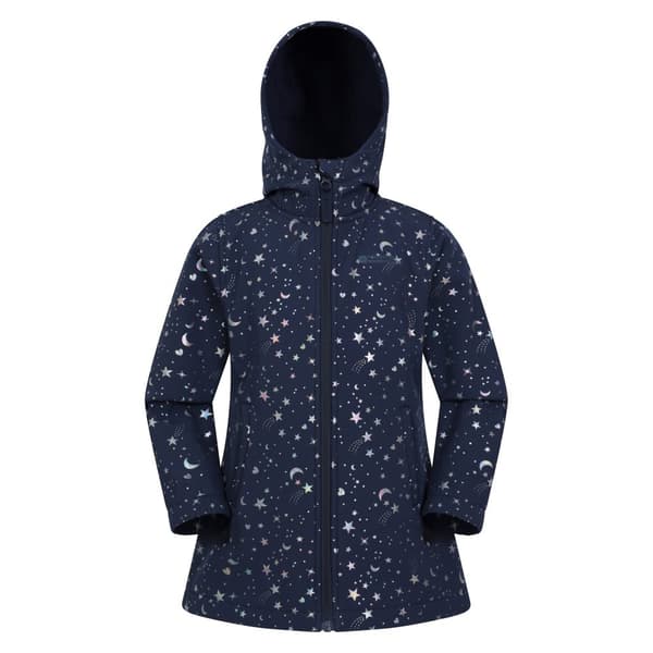 Mountain Warehouse Childrens/Kids Exodus Stars Long Length Soft Shell Jacket