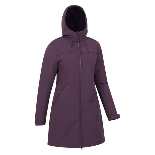 Mountain Warehouse Dam/Lady Fern Longline Soft Shell-jacka