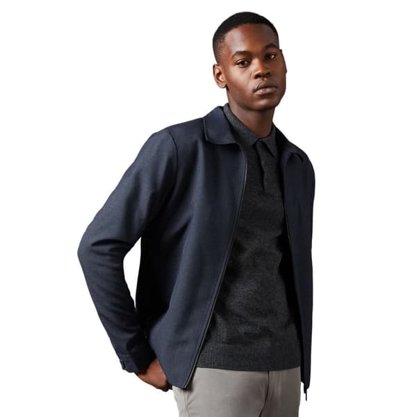 Burton Mens Smart Checked Harrington Jacket