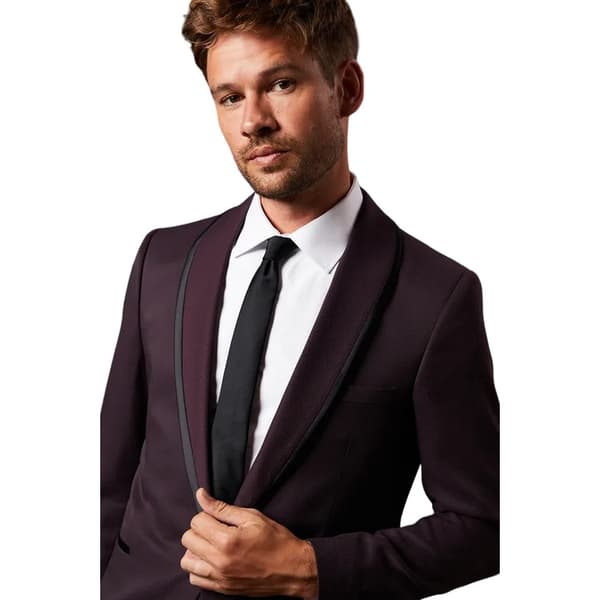 Burton Mens Tipped Shawl Collar Tuxedo Jacket