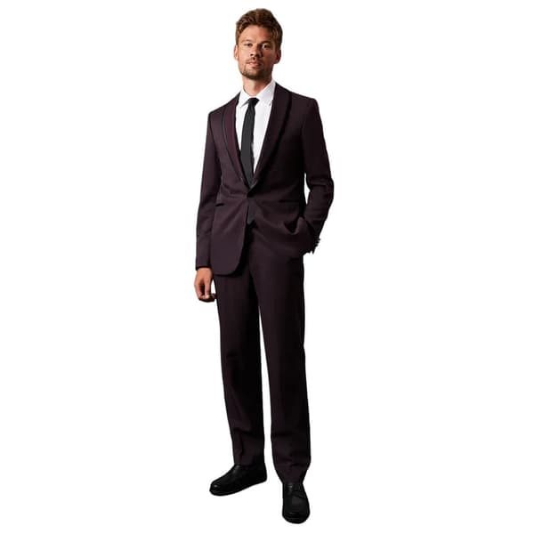 Burton Mens Tipped Shawl Collar Tuxedo Jacket