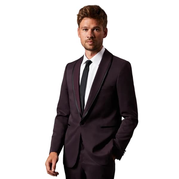 Burton Mens Tipped Shawl Collar Tuxedo Jacket