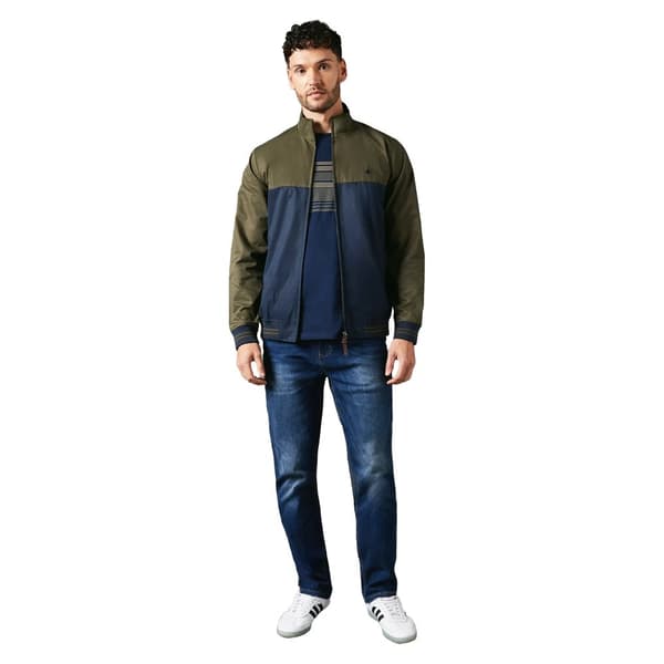 Maine Mens Two Tone Full Zip Jacket