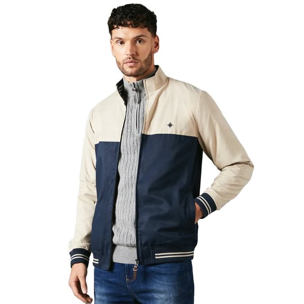 Maine Mens Two Tone Full Zip Jacket